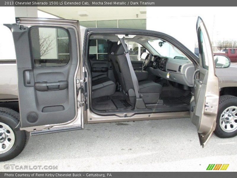 Mocha Steel Metallic / Dark Titanium 2013 Chevrolet Silverado 1500 LS Extended Cab