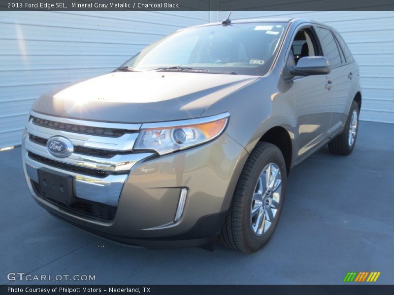 Mineral Gray Metallic / Charcoal Black 2013 Ford Edge SEL