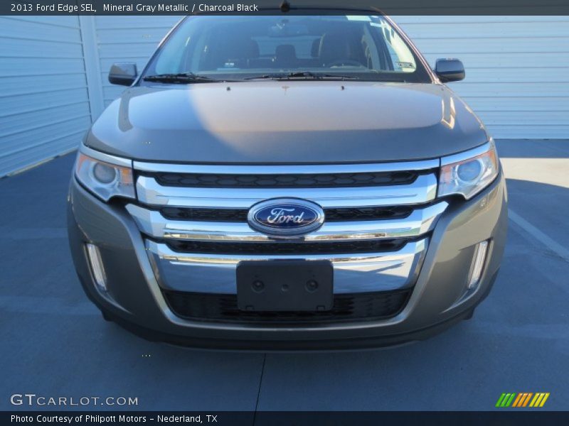 Mineral Gray Metallic / Charcoal Black 2013 Ford Edge SEL