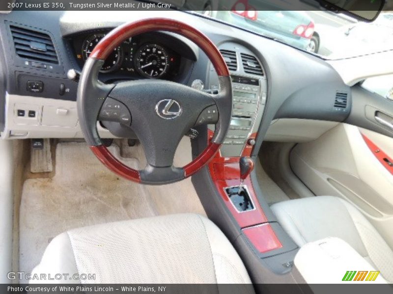 Tungsten Silver Metallic / Light Gray 2007 Lexus ES 350
