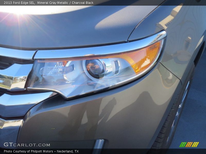 Mineral Gray Metallic / Charcoal Black 2013 Ford Edge SEL