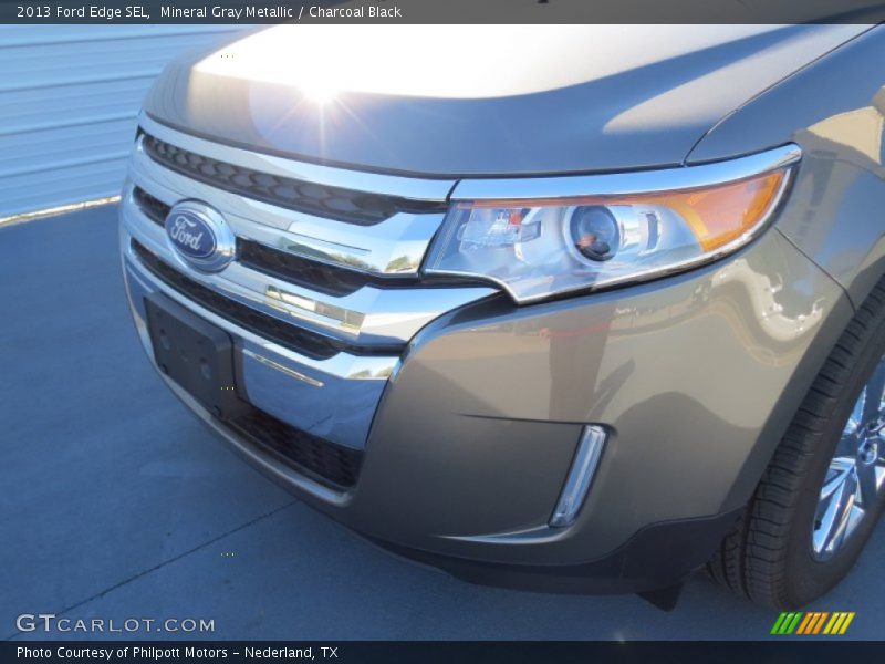 Mineral Gray Metallic / Charcoal Black 2013 Ford Edge SEL