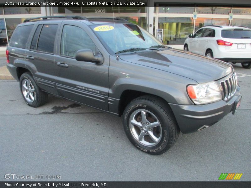 Graphite Metallic / Dark Slate Gray 2002 Jeep Grand Cherokee Limited 4x4
