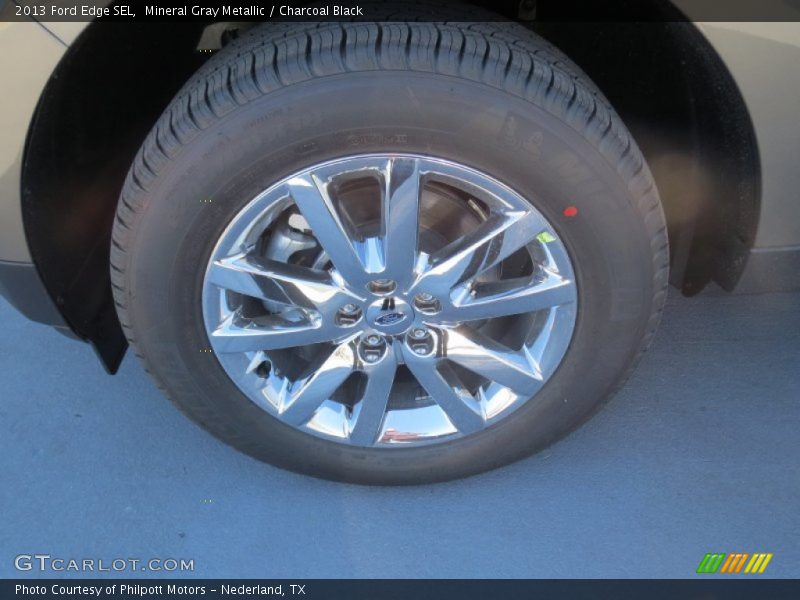 Mineral Gray Metallic / Charcoal Black 2013 Ford Edge SEL