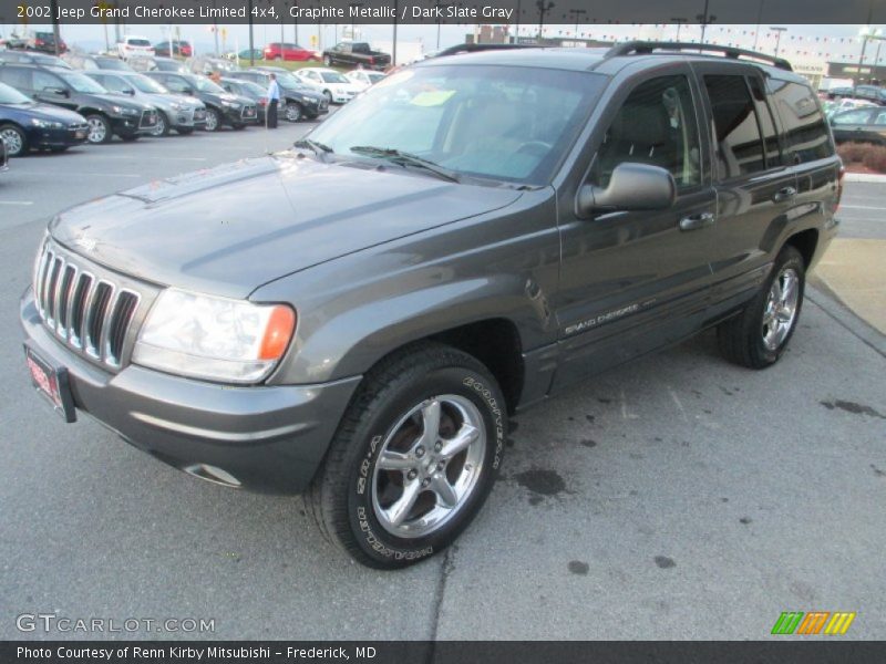 Graphite Metallic / Dark Slate Gray 2002 Jeep Grand Cherokee Limited 4x4