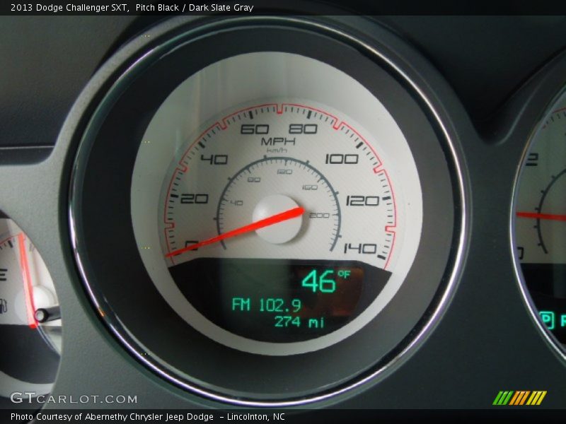 Pitch Black / Dark Slate Gray 2013 Dodge Challenger SXT