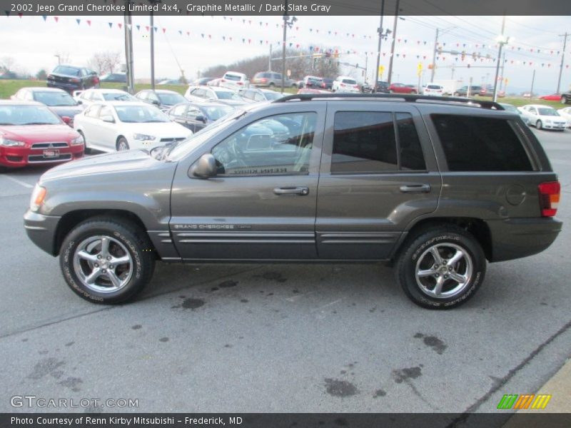 Graphite Metallic / Dark Slate Gray 2002 Jeep Grand Cherokee Limited 4x4
