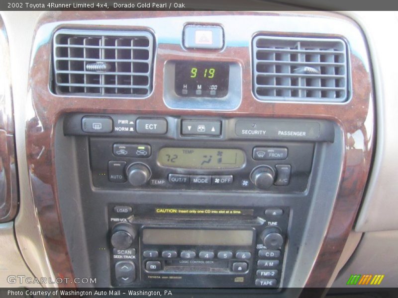 Dorado Gold Pearl / Oak 2002 Toyota 4Runner Limited 4x4