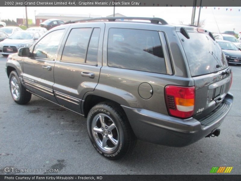 Graphite Metallic / Dark Slate Gray 2002 Jeep Grand Cherokee Limited 4x4