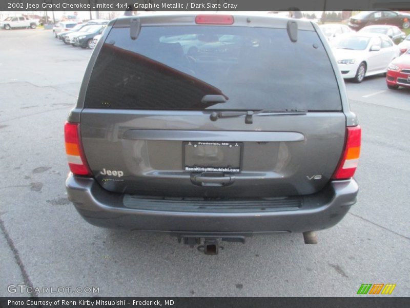 Graphite Metallic / Dark Slate Gray 2002 Jeep Grand Cherokee Limited 4x4