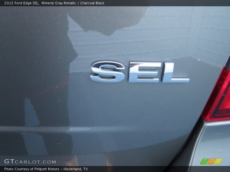 Mineral Gray Metallic / Charcoal Black 2013 Ford Edge SEL