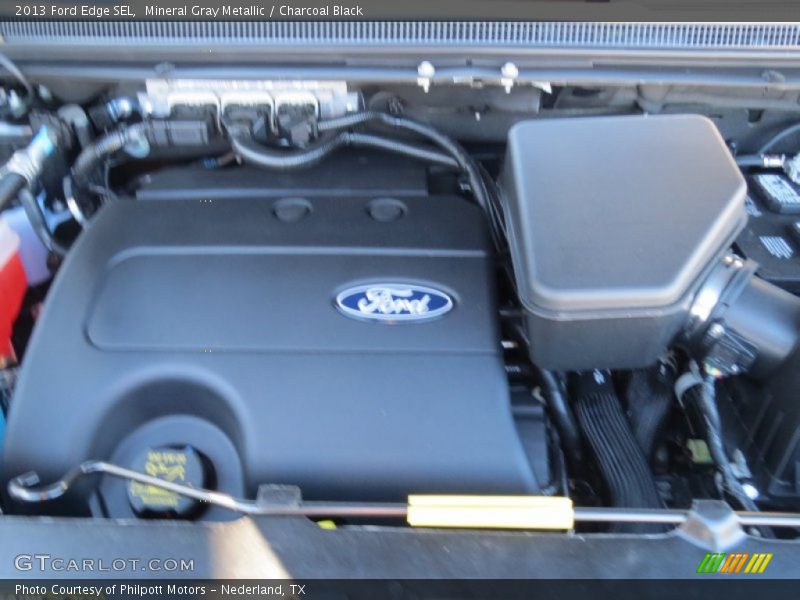 Mineral Gray Metallic / Charcoal Black 2013 Ford Edge SEL