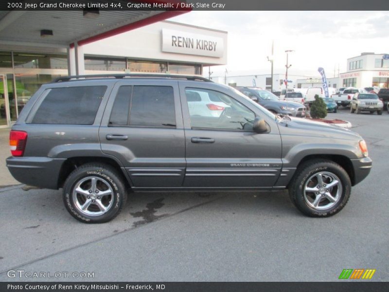 Graphite Metallic / Dark Slate Gray 2002 Jeep Grand Cherokee Limited 4x4