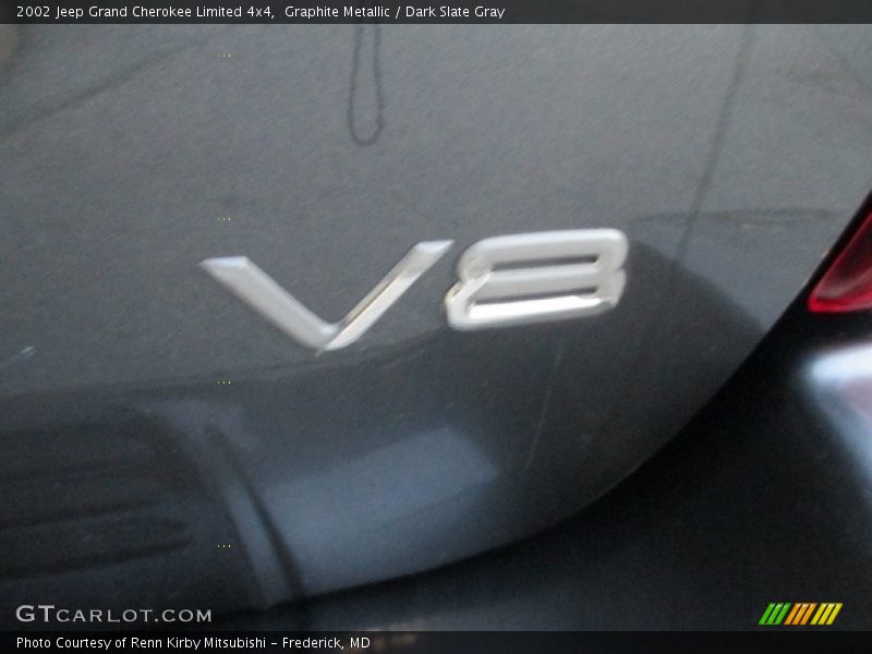 Graphite Metallic / Dark Slate Gray 2002 Jeep Grand Cherokee Limited 4x4