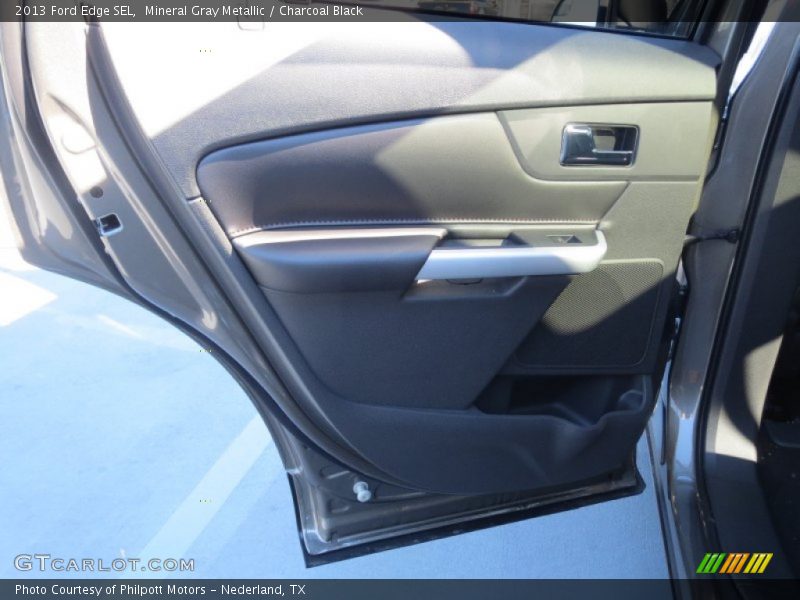 Mineral Gray Metallic / Charcoal Black 2013 Ford Edge SEL