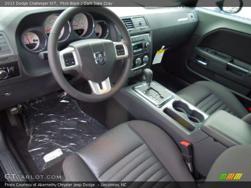 Pitch Black / Dark Slate Gray 2013 Dodge Challenger SXT