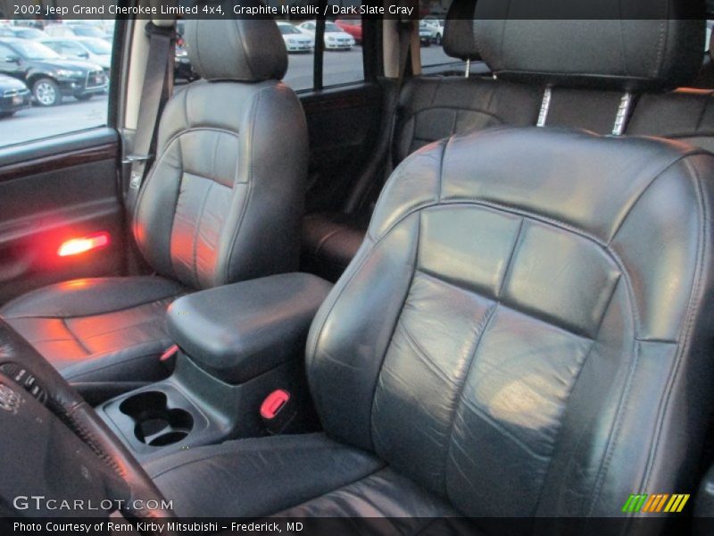 Graphite Metallic / Dark Slate Gray 2002 Jeep Grand Cherokee Limited 4x4