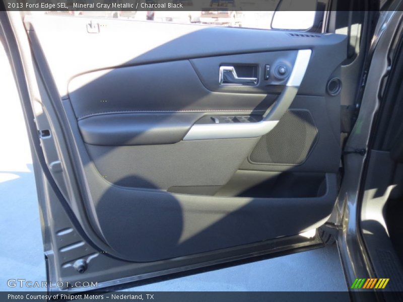 Mineral Gray Metallic / Charcoal Black 2013 Ford Edge SEL