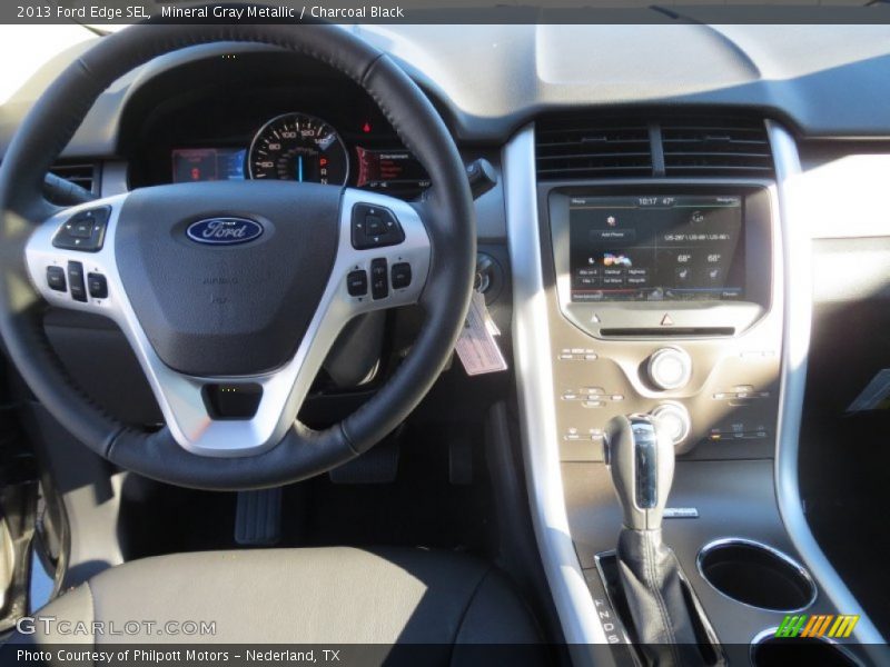 Mineral Gray Metallic / Charcoal Black 2013 Ford Edge SEL