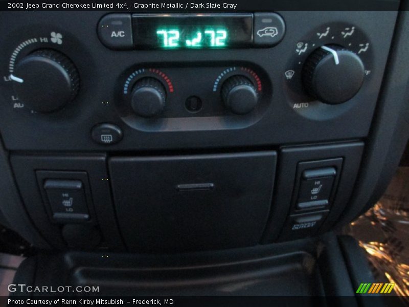 Graphite Metallic / Dark Slate Gray 2002 Jeep Grand Cherokee Limited 4x4