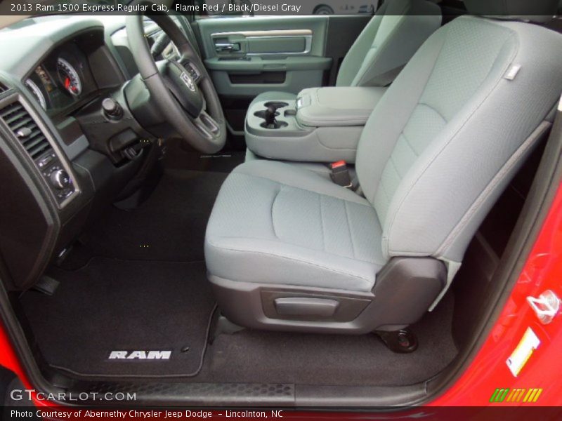  2013 1500 Express Regular Cab Black/Diesel Gray Interior
