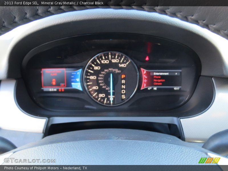 Mineral Gray Metallic / Charcoal Black 2013 Ford Edge SEL