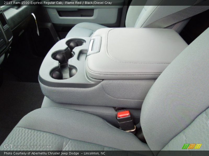Flame Red / Black/Diesel Gray 2013 Ram 1500 Express Regular Cab