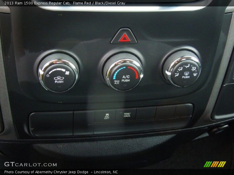 Controls of 2013 1500 Express Regular Cab