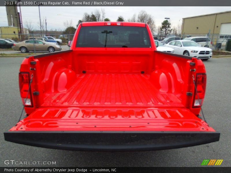 Flame Red / Black/Diesel Gray 2013 Ram 1500 Express Regular Cab