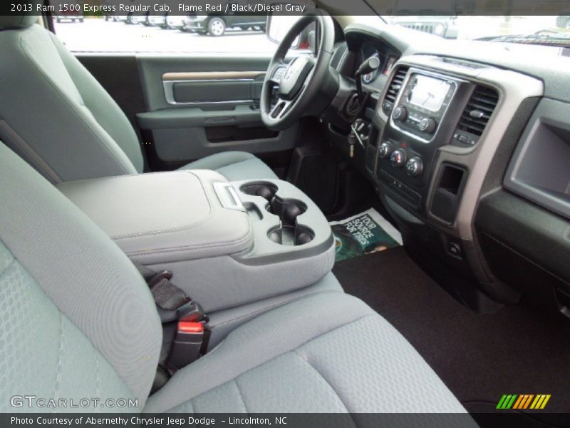  2013 1500 Express Regular Cab Black/Diesel Gray Interior