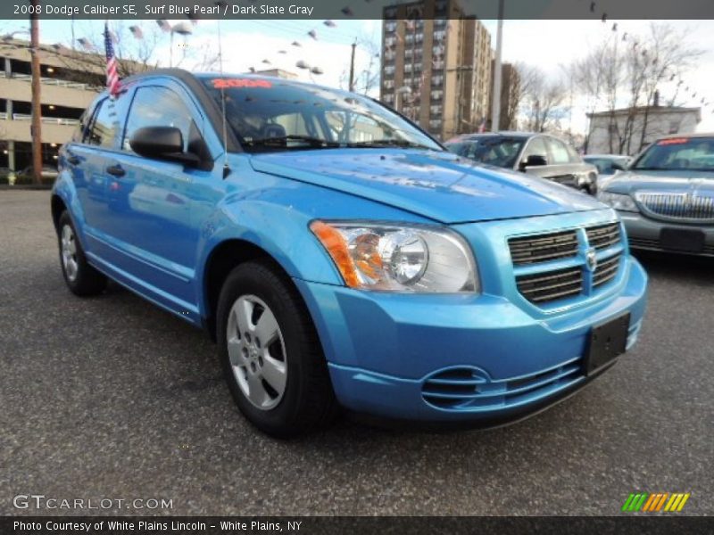 Surf Blue Pearl / Dark Slate Gray 2008 Dodge Caliber SE