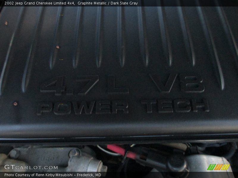 Graphite Metallic / Dark Slate Gray 2002 Jeep Grand Cherokee Limited 4x4