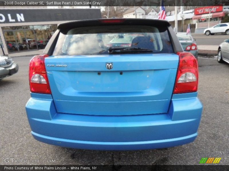 Surf Blue Pearl / Dark Slate Gray 2008 Dodge Caliber SE