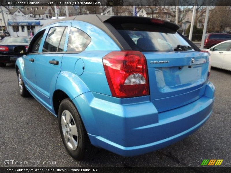 Surf Blue Pearl / Dark Slate Gray 2008 Dodge Caliber SE