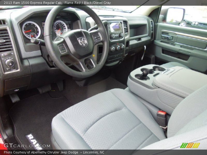 Black/Diesel Gray Interior - 2013 1500 Express Regular Cab 