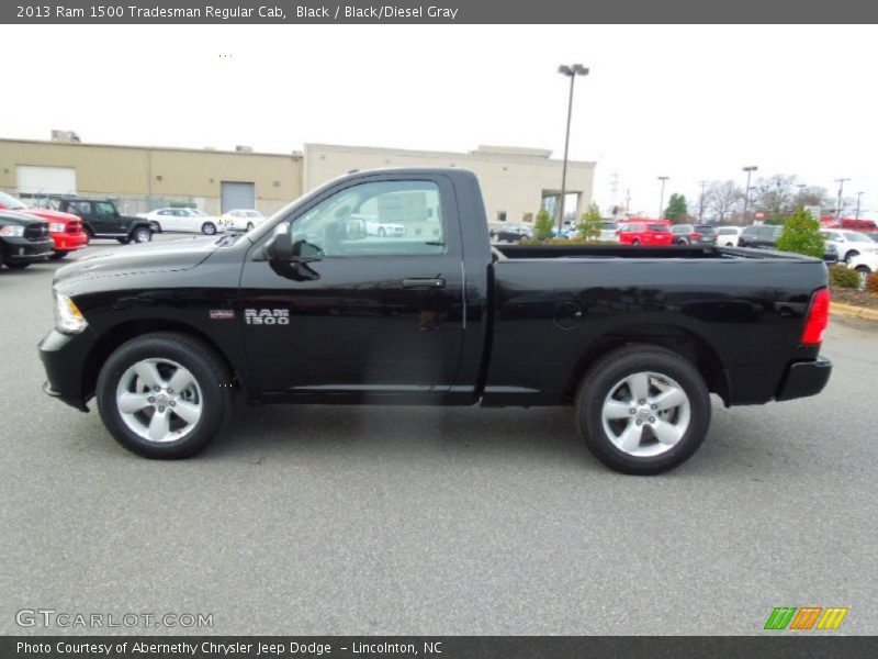 Black / Black/Diesel Gray 2013 Ram 1500 Tradesman Regular Cab