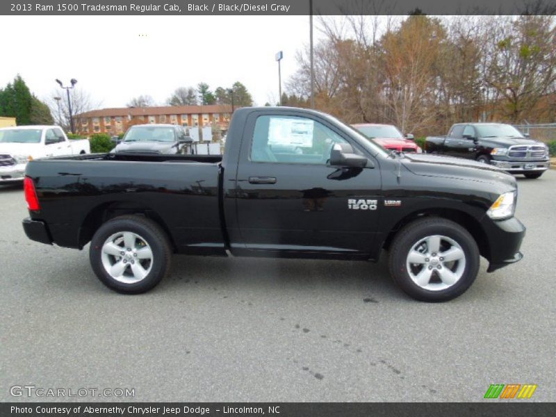 Black / Black/Diesel Gray 2013 Ram 1500 Tradesman Regular Cab