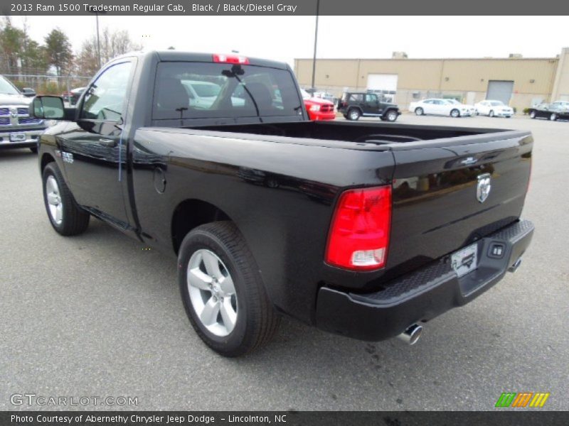 Black / Black/Diesel Gray 2013 Ram 1500 Tradesman Regular Cab
