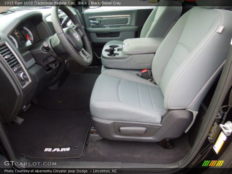 Black / Black/Diesel Gray 2013 Ram 1500 Tradesman Regular Cab
