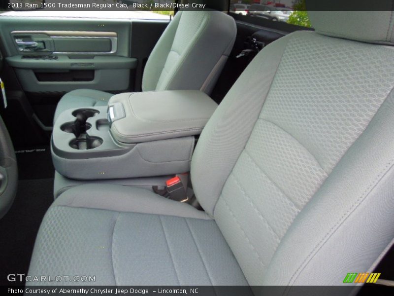 Black / Black/Diesel Gray 2013 Ram 1500 Tradesman Regular Cab