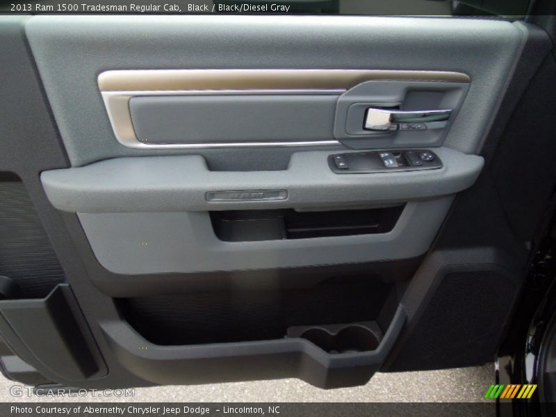 Black / Black/Diesel Gray 2013 Ram 1500 Tradesman Regular Cab