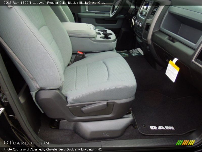 Black / Black/Diesel Gray 2013 Ram 1500 Tradesman Regular Cab