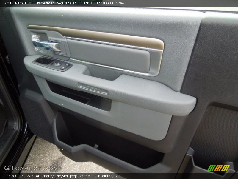 Black / Black/Diesel Gray 2013 Ram 1500 Tradesman Regular Cab