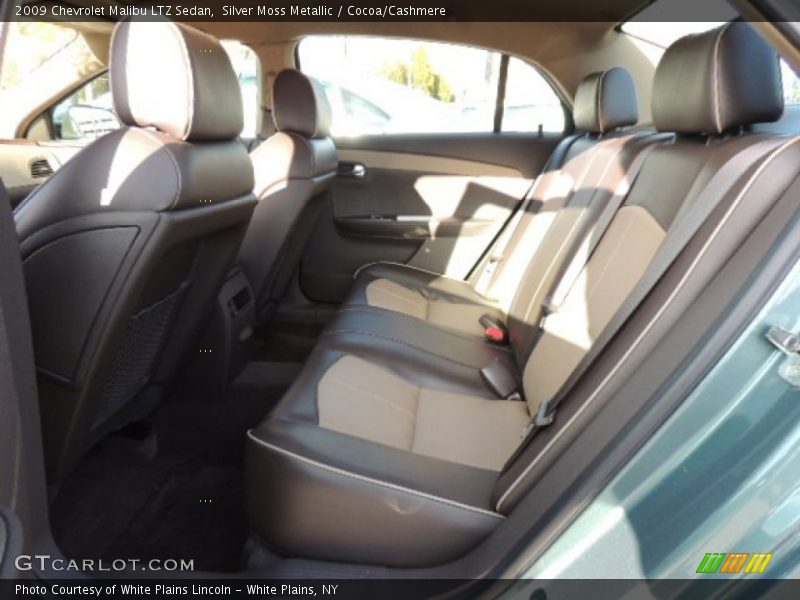Silver Moss Metallic / Cocoa/Cashmere 2009 Chevrolet Malibu LTZ Sedan