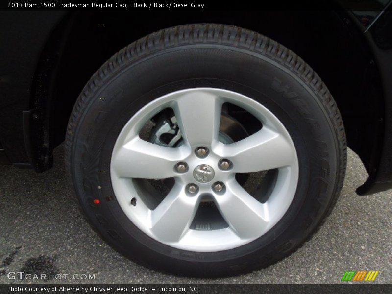 Black / Black/Diesel Gray 2013 Ram 1500 Tradesman Regular Cab