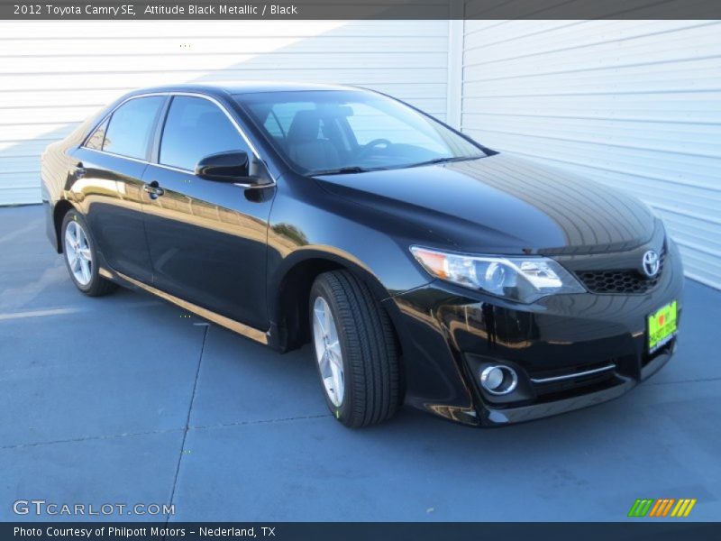 Attitude Black Metallic / Black 2012 Toyota Camry SE