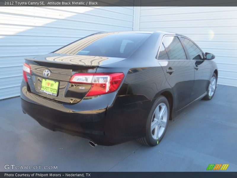 Attitude Black Metallic / Black 2012 Toyota Camry SE