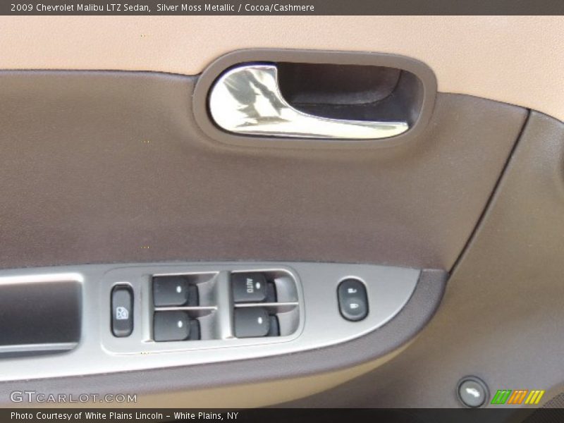 Silver Moss Metallic / Cocoa/Cashmere 2009 Chevrolet Malibu LTZ Sedan