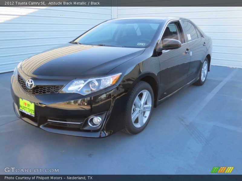 Attitude Black Metallic / Black 2012 Toyota Camry SE