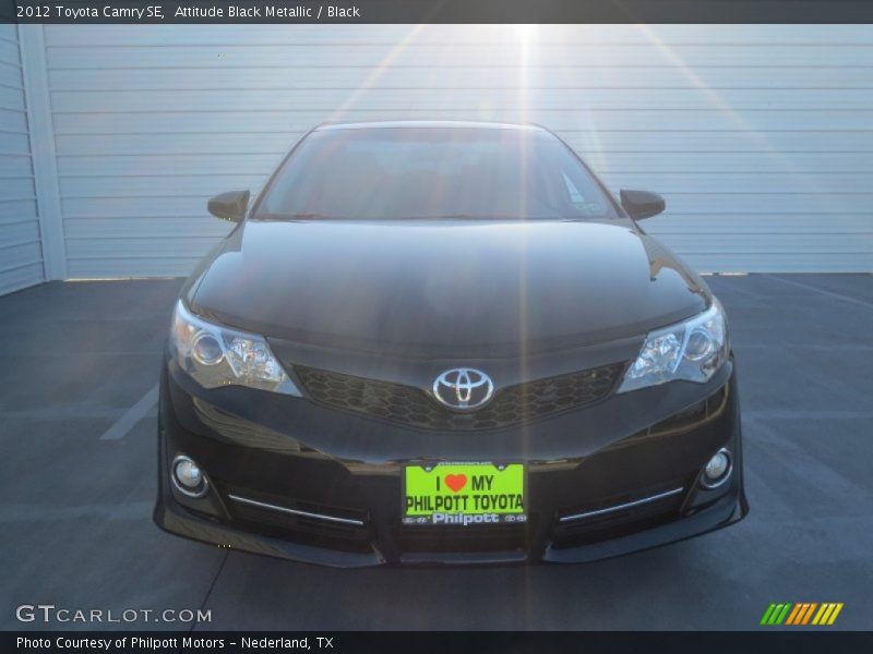 Attitude Black Metallic / Black 2012 Toyota Camry SE